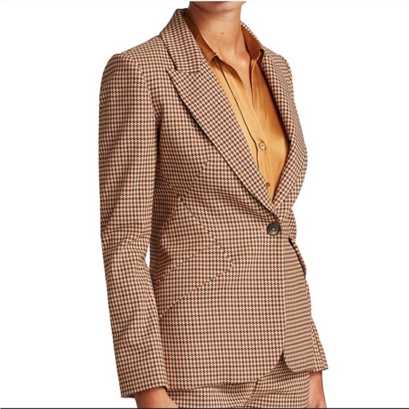 L’AGENCE Chamberlain Houndstooth Blazer - Picture 4 of 12